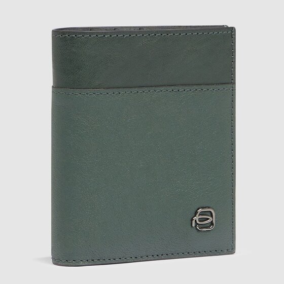 Piquadro Black Square Kreditkartenetui RFID Schutz Leder 9 cm