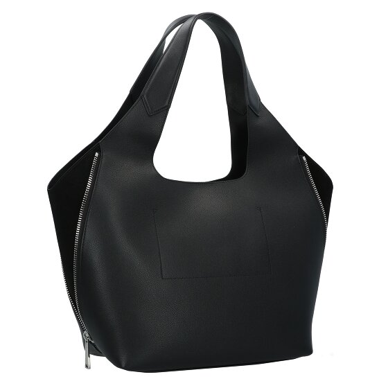 Karl Lagerfeld Behind the Seams Shopper Tasche Leder 34 cm mit Dehnfalte
