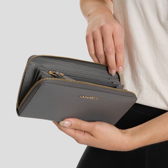 Lazarotti Bologna Leather Geldbörse Leder 19 cm
