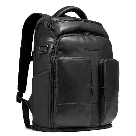 Piquadro Zaino Reiserucksack RFID Leder 44 cm Laptopfach