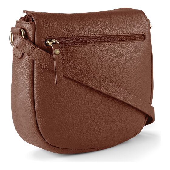 Lazarotti Bologna Leather Crossbody Umhängetasche Leder 25 cm