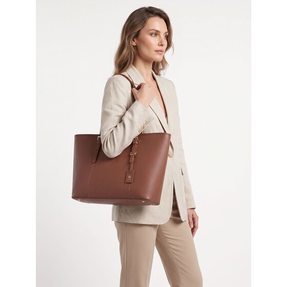 Lazarotti Bologna Leather XL Shopper Tasche Leder 35 cm