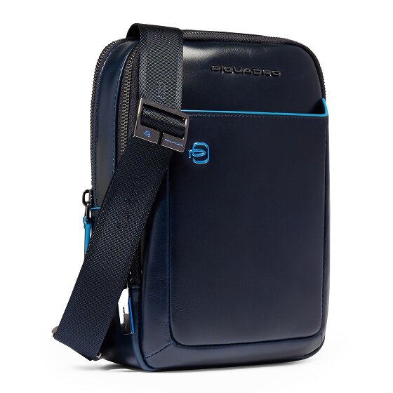 Piquadro Blue Square Mini Bag Umhängetasche Leder 17 cm