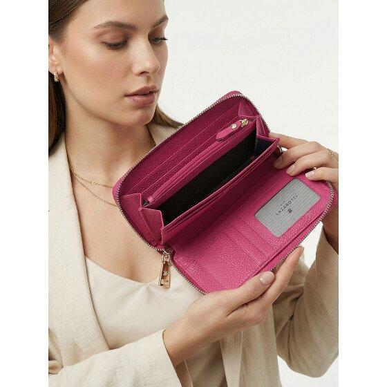 Lazarotti Bologna Leather XL Double Zip-Around Geldbörse RFID Leder 20 cm