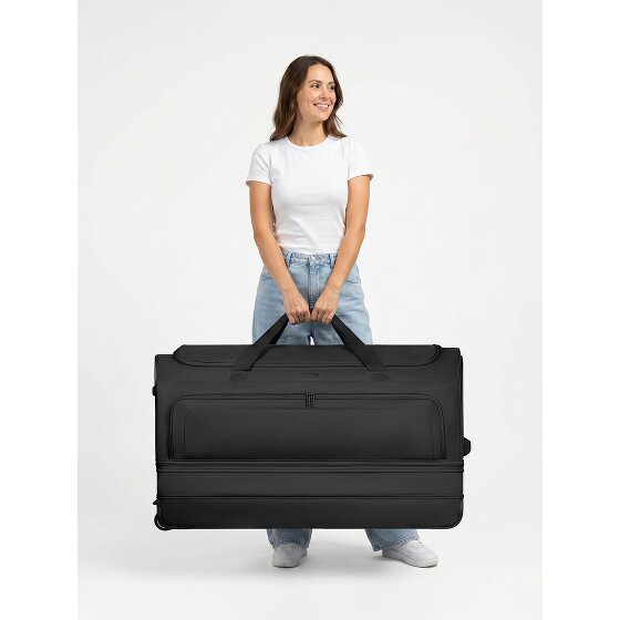 Redolz Duffle Essentials 2-Rollen Reisetasche 90 cm XXL mit Dehnfalte Sondergröße