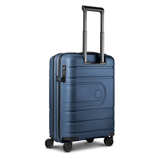 Redolz Essentials 11 4 Rollen Kabinentrolley 55 cm mit Dehnfalte