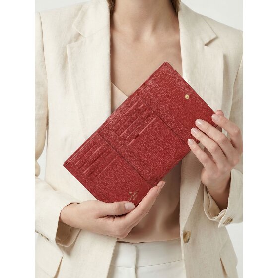 Lazarotti Bologna Leather XL Geldbörse mit Zip-Around Fach Leder 14 cm