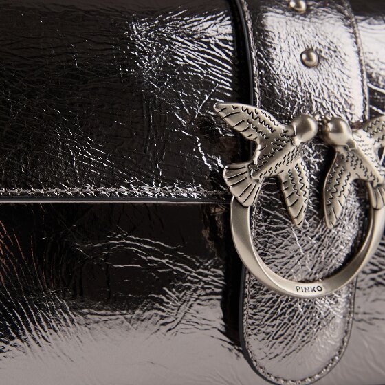 PINKO Love One Classic Schultertasche Leder 27 cm