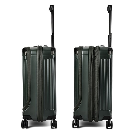 Piquadro PQ-Light 4 Rollen Kabinentrolley S 56 cm Laptopfach mit Dehnfalte