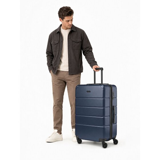 Police Dublin 4 Rollen Trolley L 75 cm mit Dehnfalte