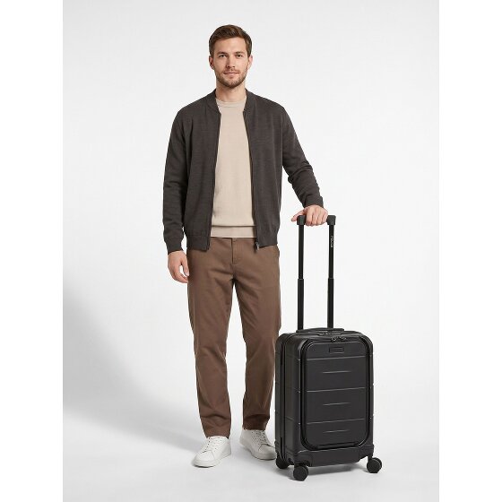 Police London 4 Rollen Kabinentrolley 55 cm Laptopfach mit Dehnfalte