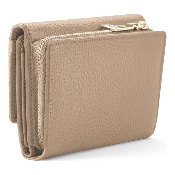 Lazarotti Bologna Leather XL Geldbörse mit Zip-Around Fach Leder 14 cm