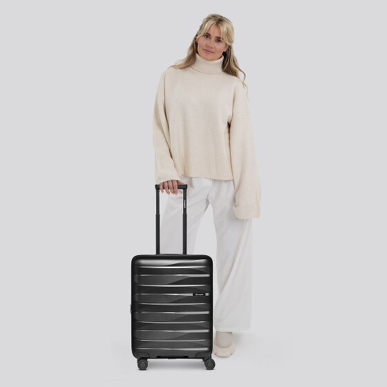 Bergpfeil Travel 4 Rollen Kabinentrolley S 55 cm mit Dehnfalte