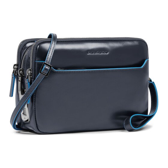Piquadro Blue Square Umhängetasche Leder 23 cm