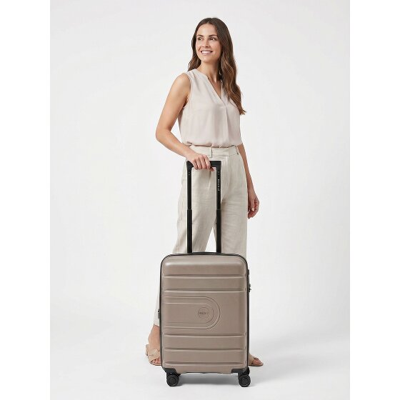 Redolz Essentials 11 4 Rollen Kabinentrolley 55 cm mit Dehnfalte