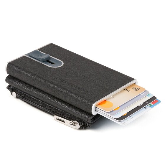 Piquadro Black Square Kreditkartenetui Leder 6 cm