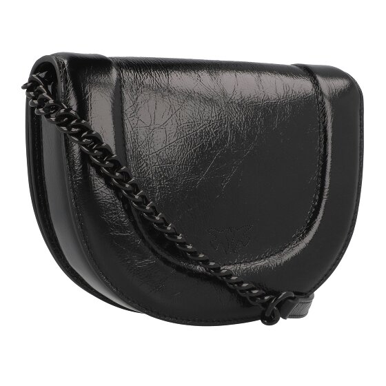 PINKO Love Round Click Mini Umhängetasche Leder 20 cm