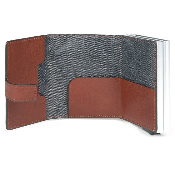 Piquadro Blue Square Kreditkartenetui RFID Leder 7 cm