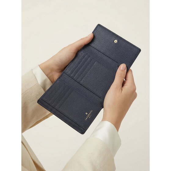 Lazarotti Bologna Leather XL Geldbörse mit Zip-Around Fach Leder 14 cm