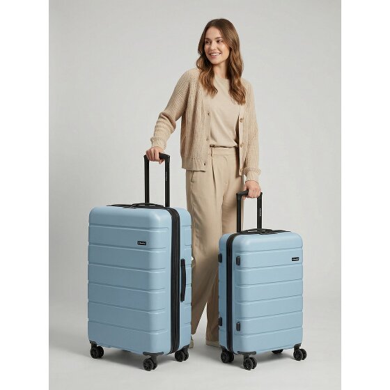 Saxoline Miami 4 Rollen Kofferset 2-teilig mit Dehnfalte