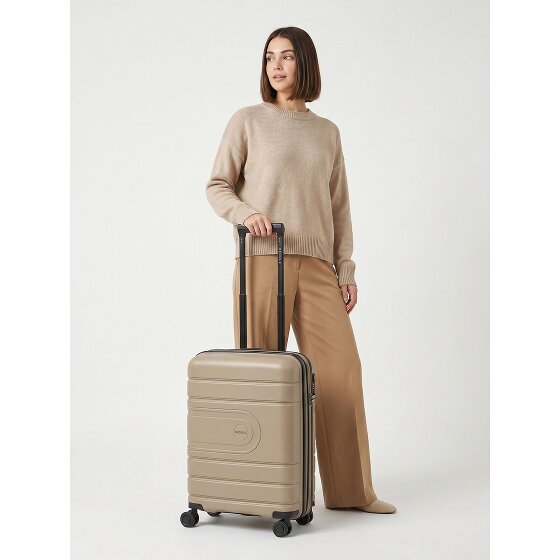 Redolz Essentials 11 4 Rollen Kabinentrolley 55 cm mit Dehnfalte