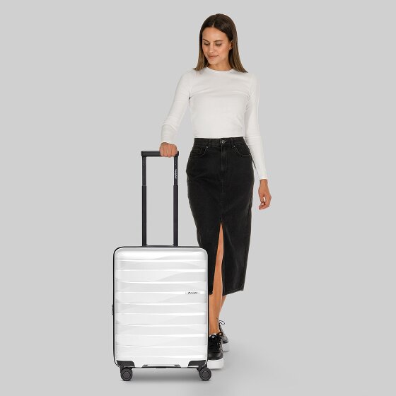 Bergpfeil Travel 4 Rollen Kabinentrolley S 55 cm mit Dehnfalte
