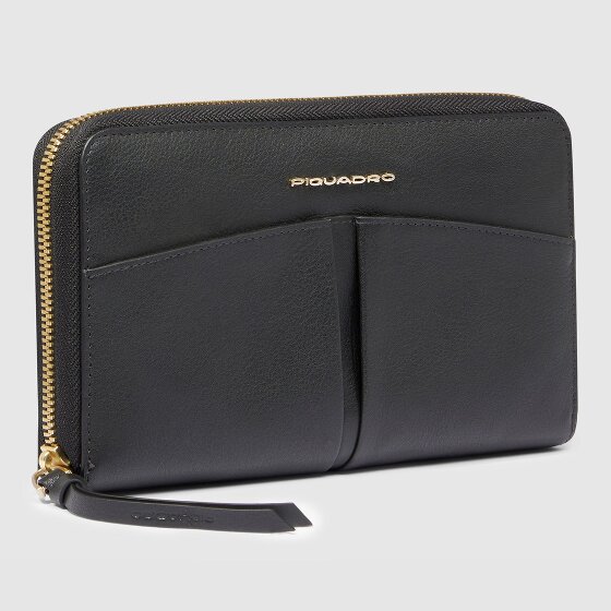 Piquadro Ashley Geldbörse RFID Schutz Leder 19 cm Piquadro Ashley Geldbörse RFID Schutz Leder 19 cm