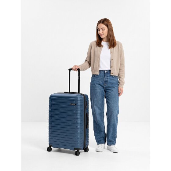 Pactastic Collection 04 THE LARGE + 4 Rollen Trolley L 75 cm mit Dehnfalte