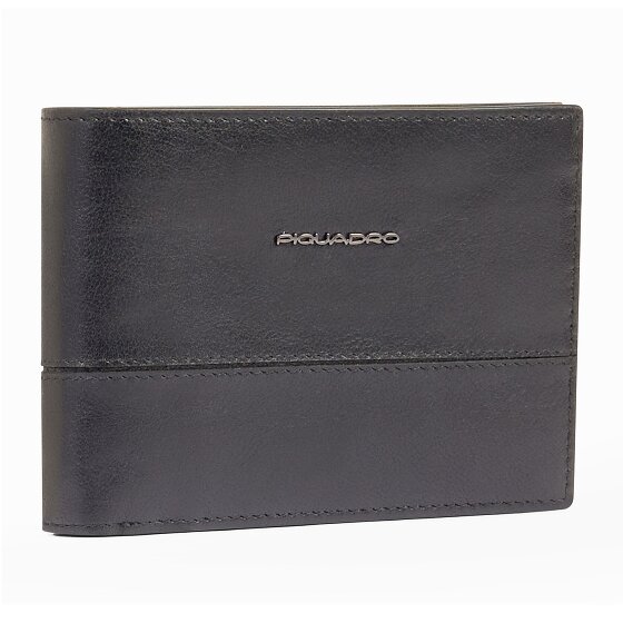 Piquadro Philip Geldbörse RFID Schutz Leder 12.5 cm