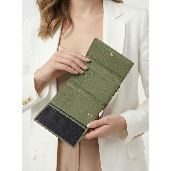 Lazarotti Bologna Leather XL Geldbörse mit Zip-Around Fach Leder 14 cm