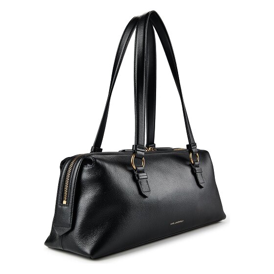 Karl Lagerfeld Autograph Schultertasche Leder 35 cm