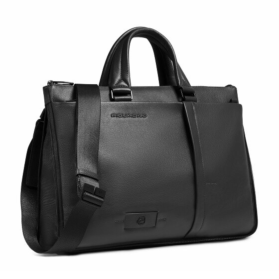 Piquadro Russel Aktentasche RFID Schutz Leder 42 cm Laptopfach