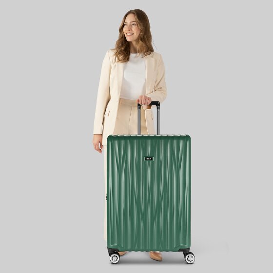 Bric's Cervia 2.0 4 Rollen Trolley L 77 cm mit Dehnfalte