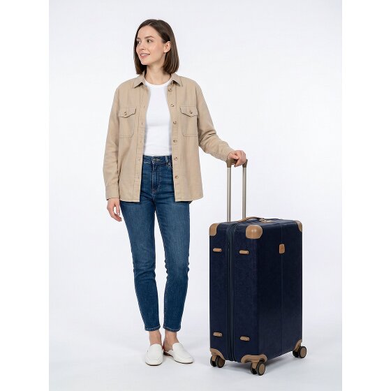 Bric's Life 4 Rollen Trolley M 71 cm mit Dehnfalte