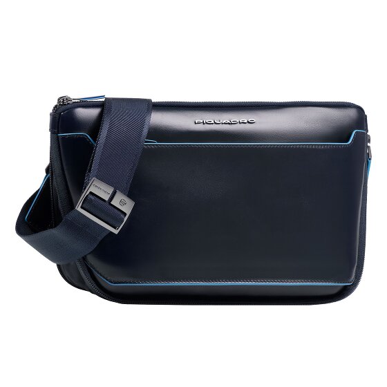 Piquadro Blue Square Umhängetasche Leder 30 cm