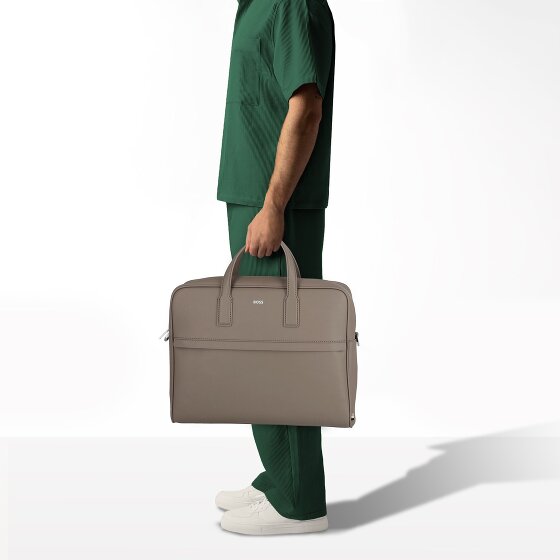 Boss Zair Aktentasche Leder 40 cm Laptopfach