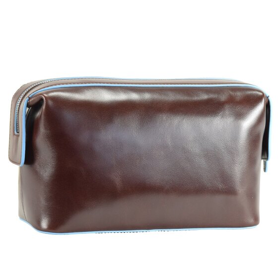 Piquadro Blue Square Kulturbeutel Leder 23 cm