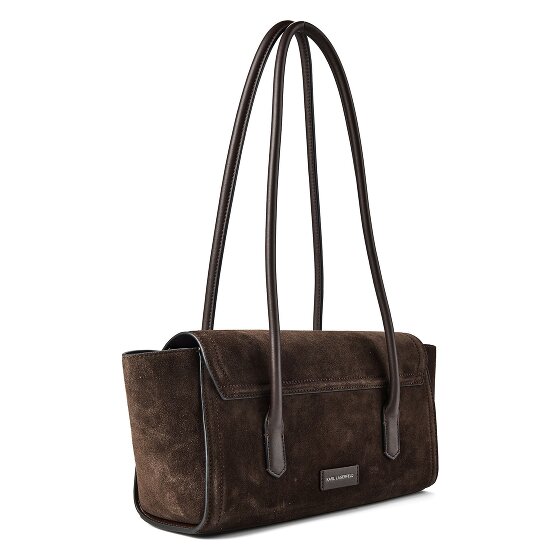 Karl Lagerfeld Signature Schultertasche Leder 34 cm