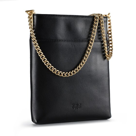 PINKO Flat Mini Bag Umhängetasche Leder 17 cm PINKO Flat Mini Bag Umhängetasche Leder 17 cm
