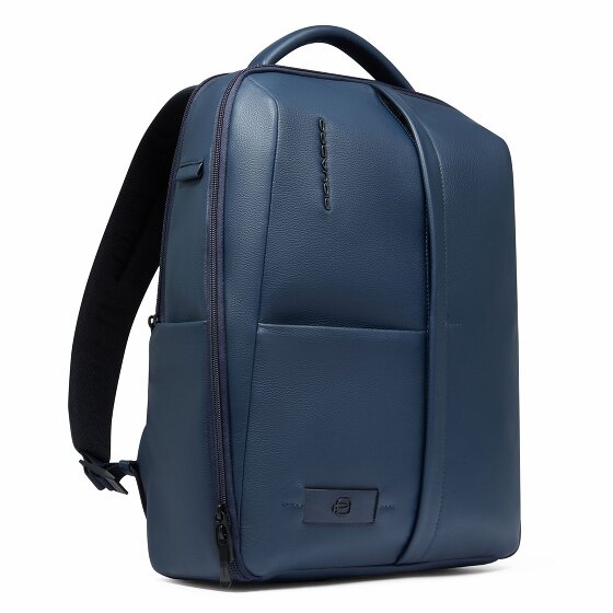 Piquadro Russel Daypack RFID Schutz Leder 41 cm Laptopfach