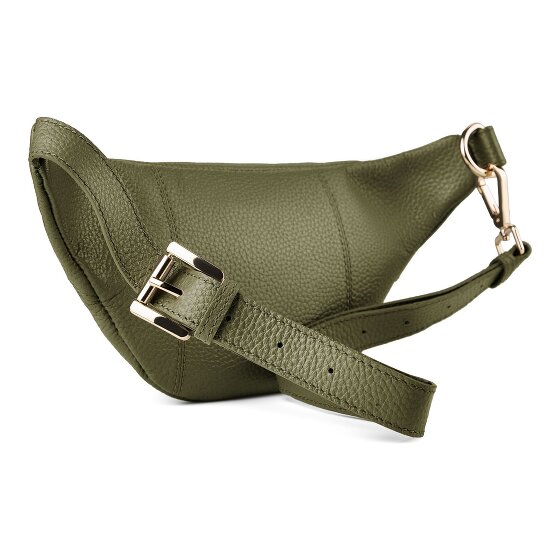 Lazarotti Bologna Leather Double-Zip Gürteltasche Crossbody Leder 25 cm