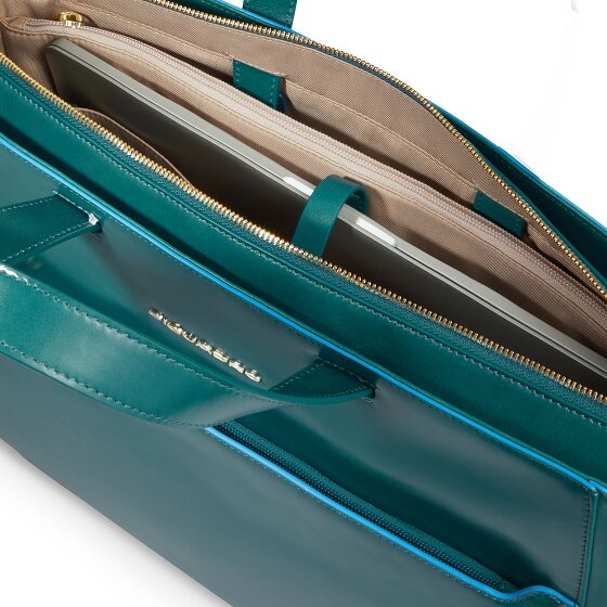 Piquadro Blue Square Shopper Tasche Leder 40 cm