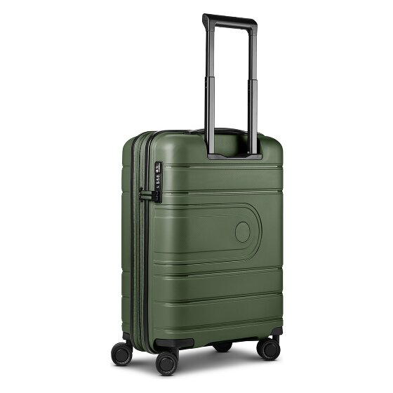 Redolz Essentials 11 4 Rollen Kabinentrolley 55 cm mit Dehnfalte