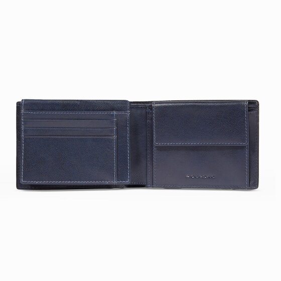 Piquadro Philip Geldbörse RFID Schutz Leder 12.5 cm