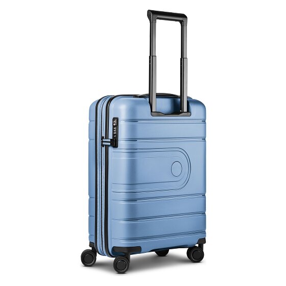 Redolz Essentials 11 4 Rollen Kabinentrolley 55 cm mit Dehnfalte
