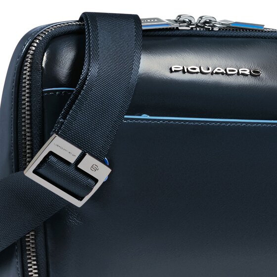 Piquadro Blue Square Umhängetasche Leder 21 cm