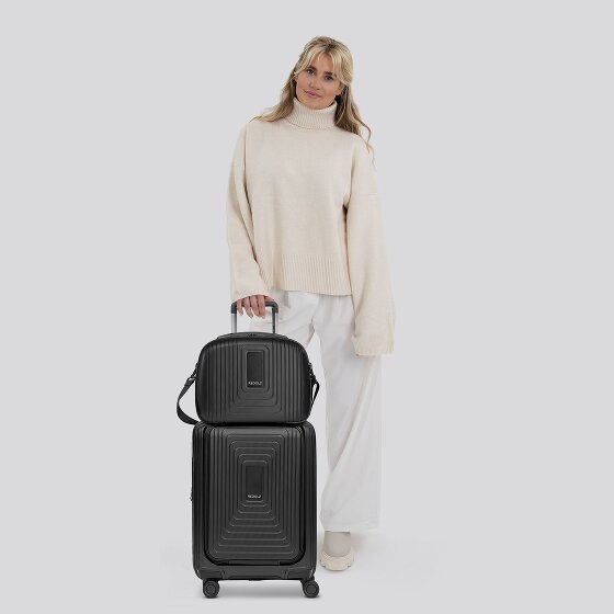 Redolz Essentials 14 Kofferset 2 tlg. Kabinentrolley mit Dehnfalte + Beautycase