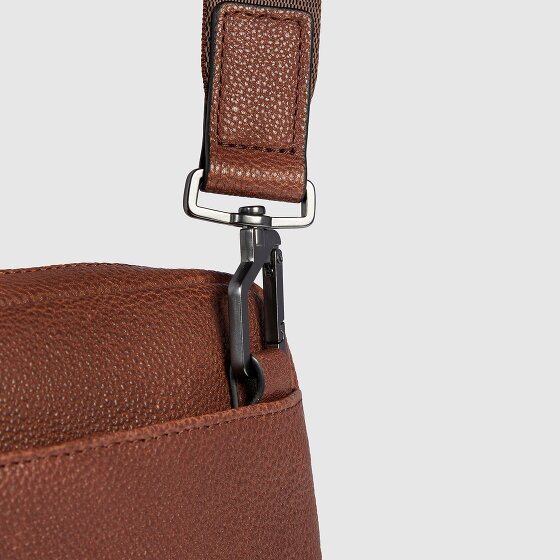 Piquadro Cronus Umhängetasche Leder 18 cm