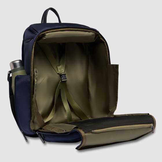 Piquadro Brief Reiserucksack Leder 43 cm laptopfach