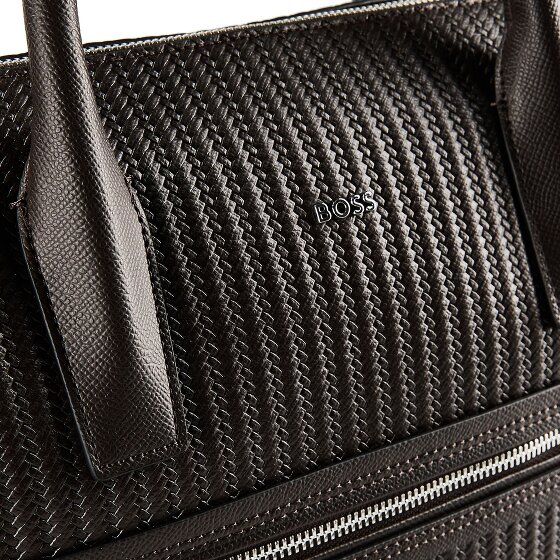 Boss Daxter Aktentasche Leder 39 cm Laptopfach